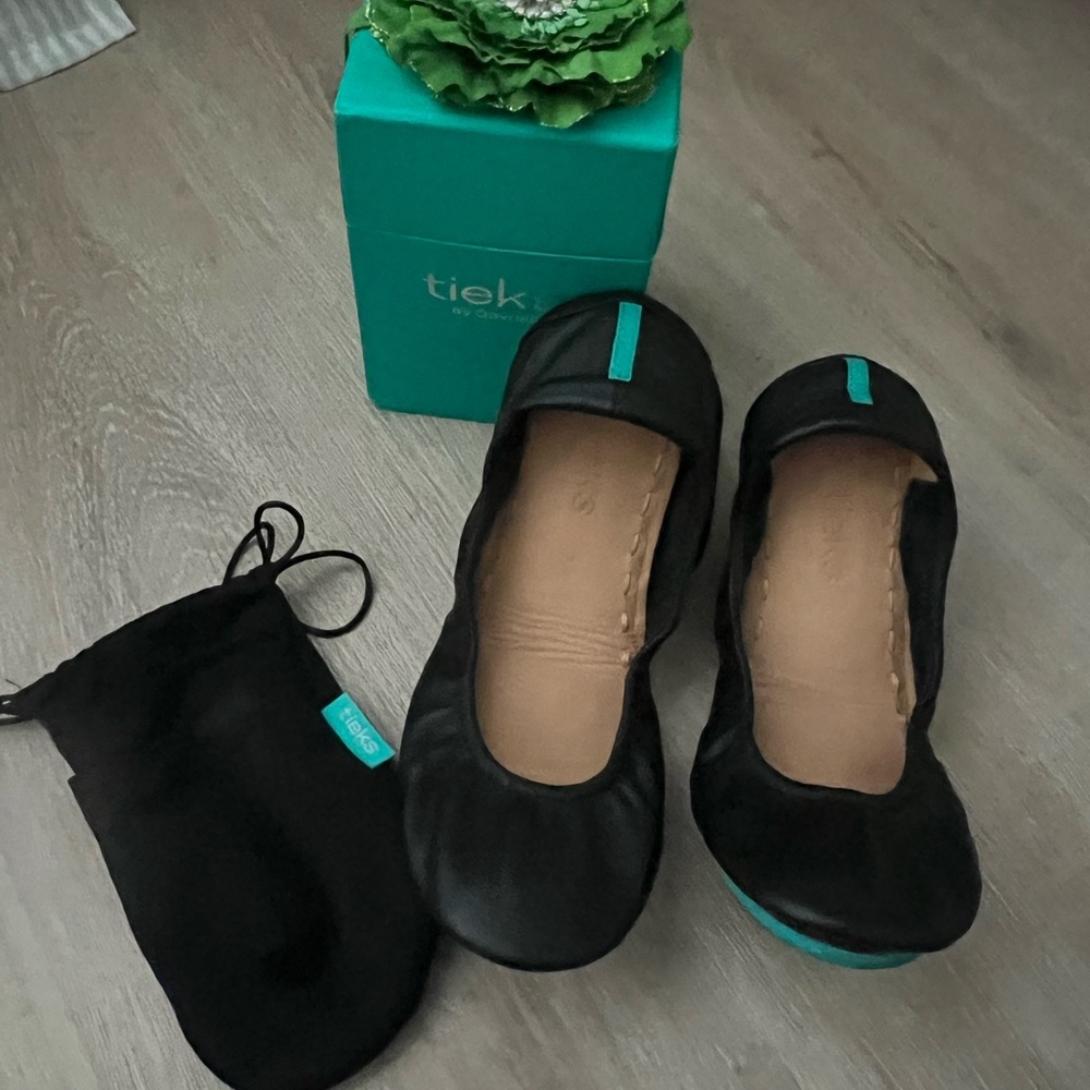 Tieks Black Ballet Flats